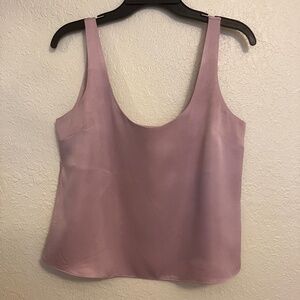 NWT Topshop Scoop Neck Sleeveless Shell Top Women's Pink - Size 8